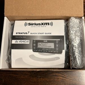 Sirius XM Radio Stratus 7 and Vehicle Kit
